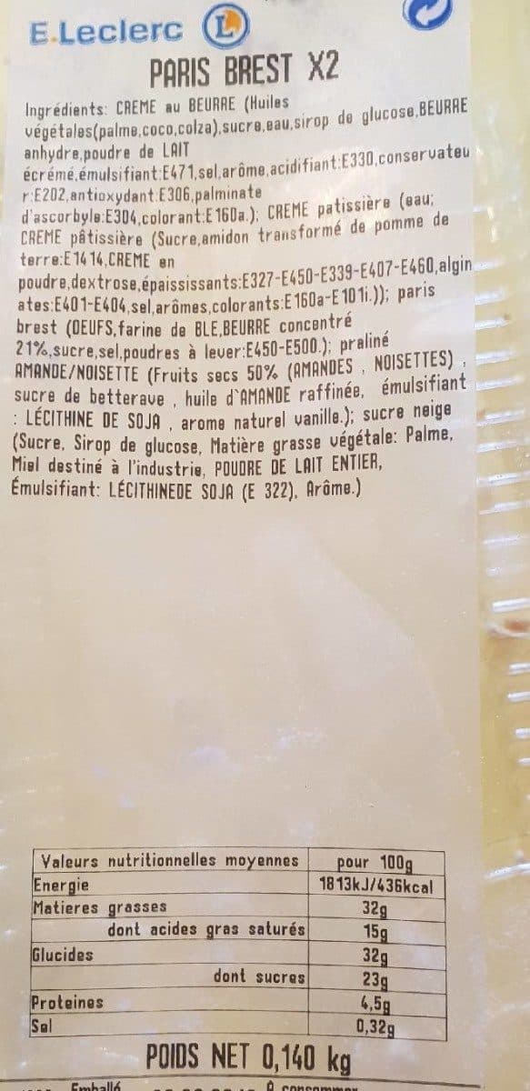 Open Food Facts Paris Brest packshot