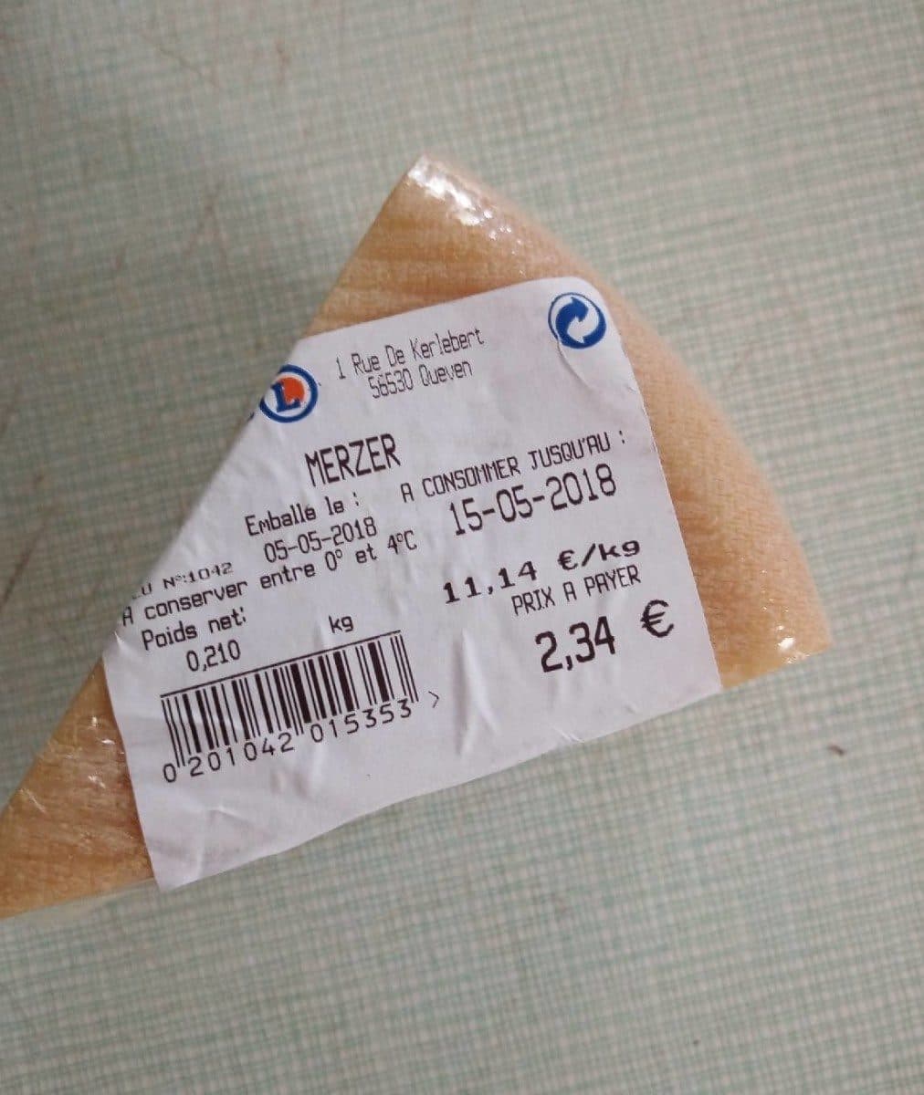 Open Food Facts Merzer packshot