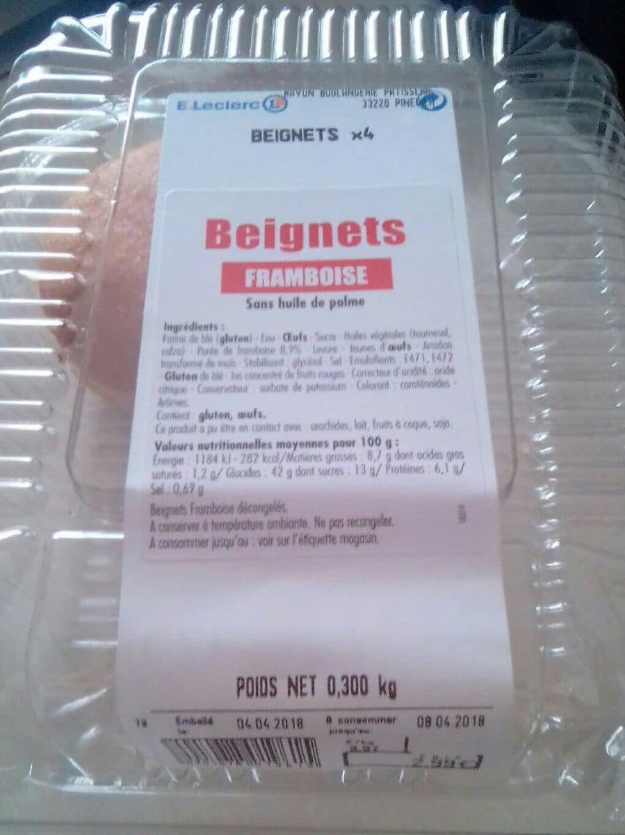 Open Food Facts Beignets Framboise packshot