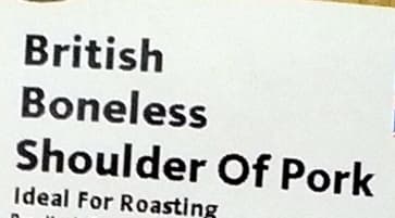 Morrisons British Boneless Shoulder of Pork packshot