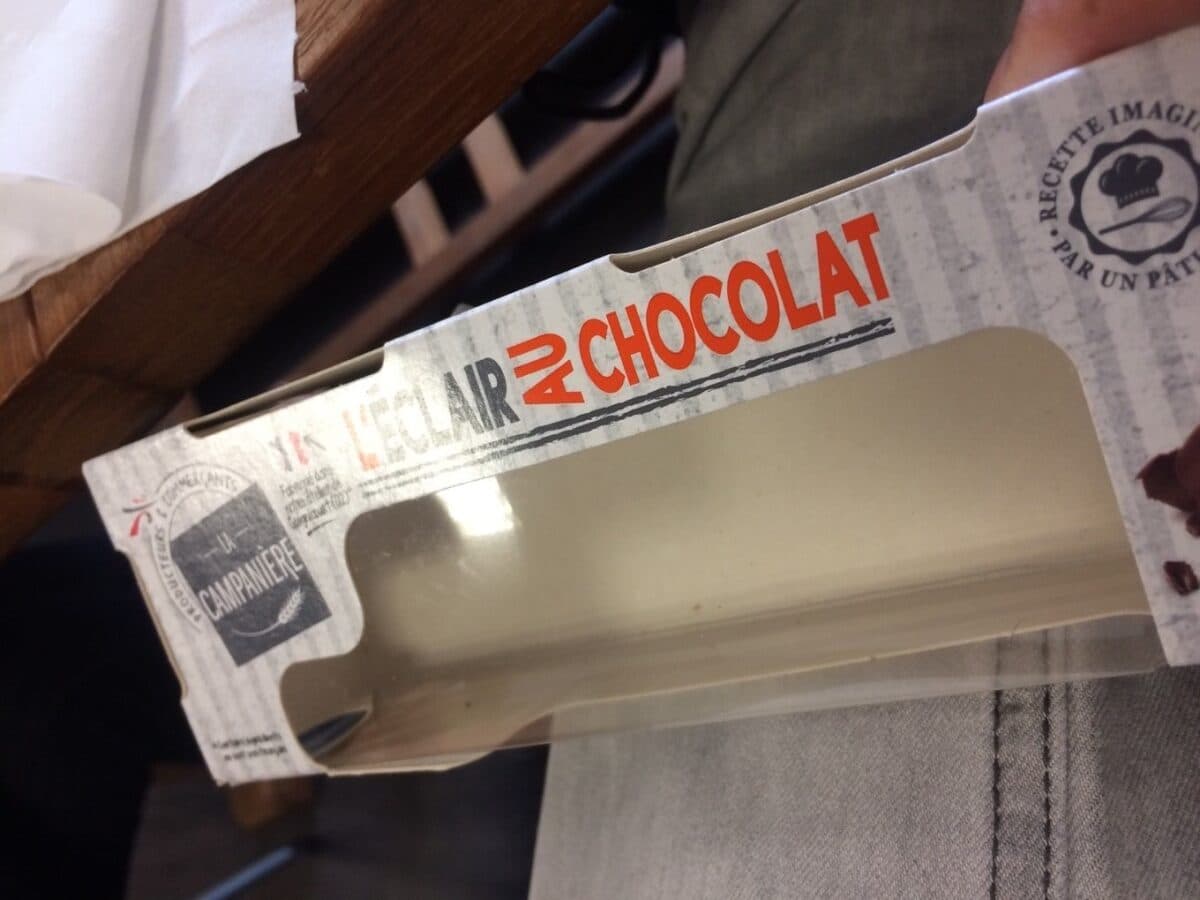 Open Food Facts Eclair au chocolat packshot
