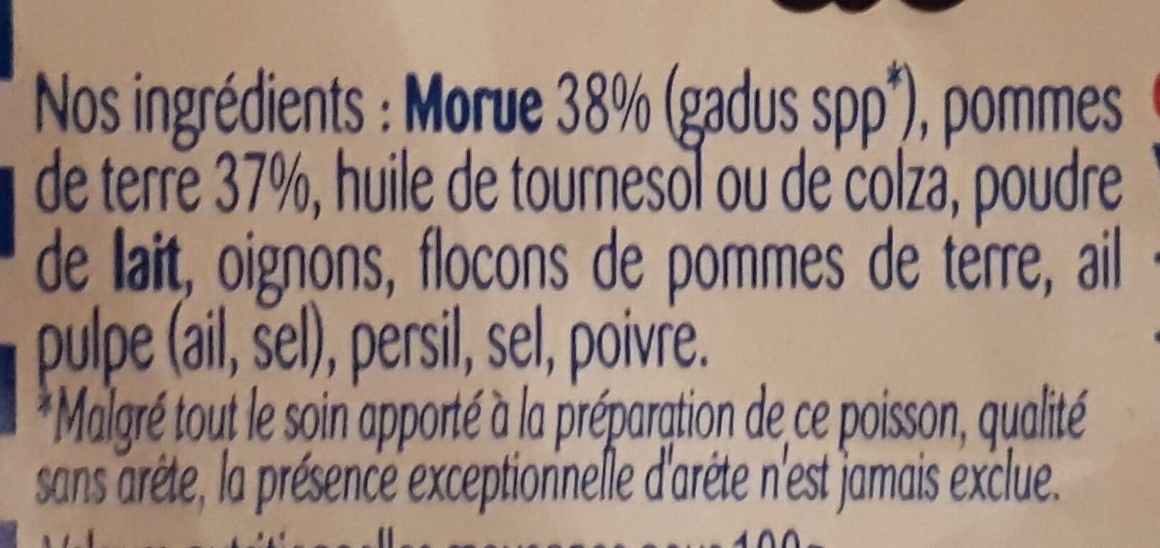 Briau La brandade de morue parmentière packshot