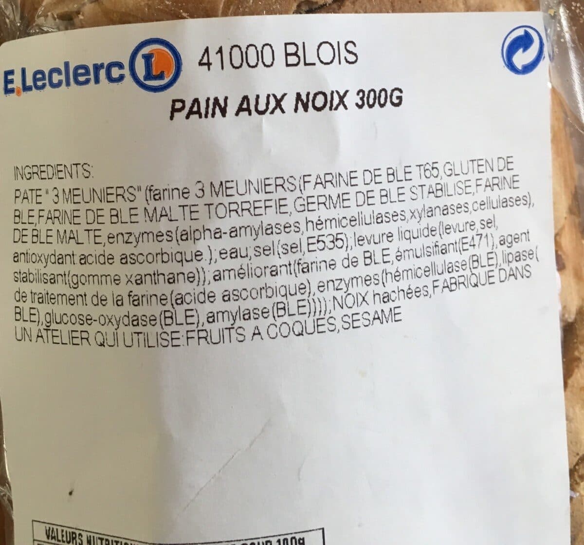 E.Leclerc PAIN AUX NOIS packshot