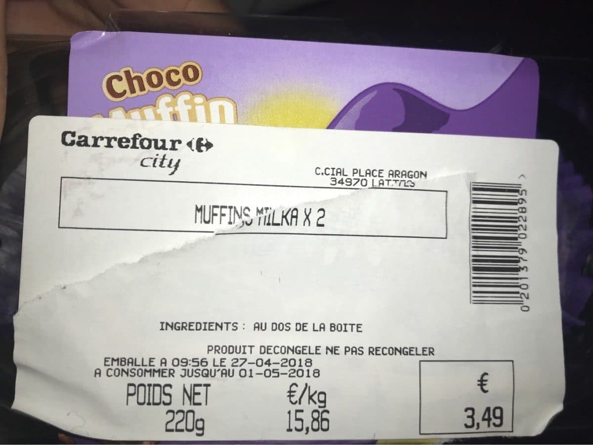 Milka Muffins Milka packshot