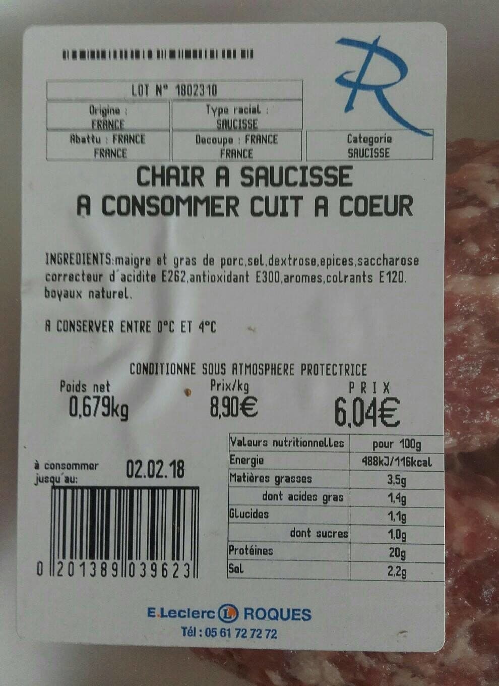 E. Leclerc Chair à saucisse packshot