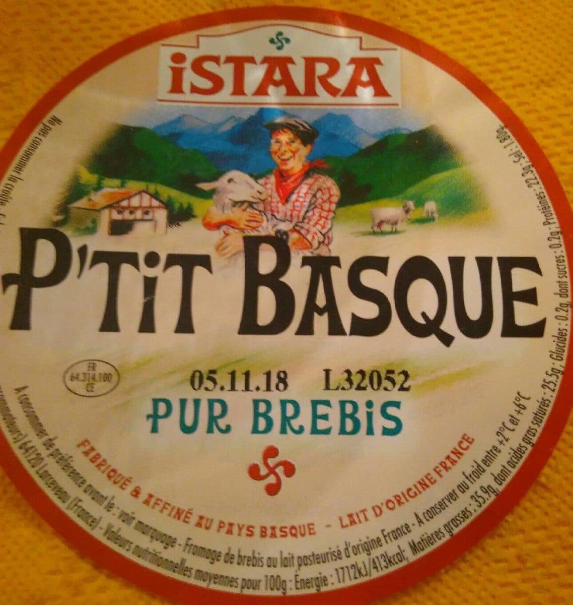 Istara P'tit basque packshot