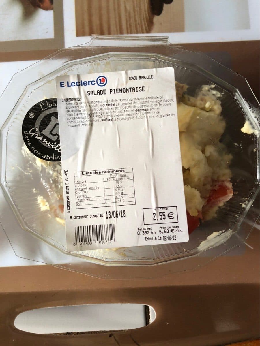 Open Food Facts Salade piémontaise packshot