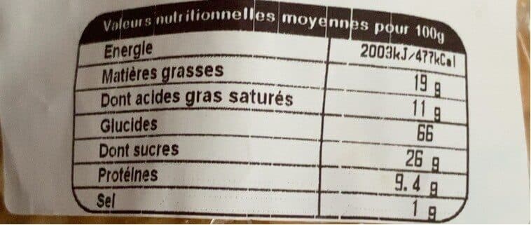 Leclerc Grosse galette packshot