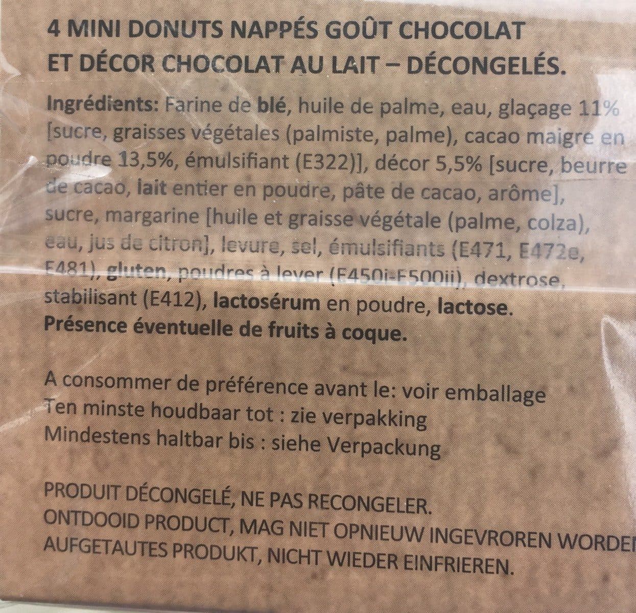 Open Food Facts Mini donuts x4 packshot