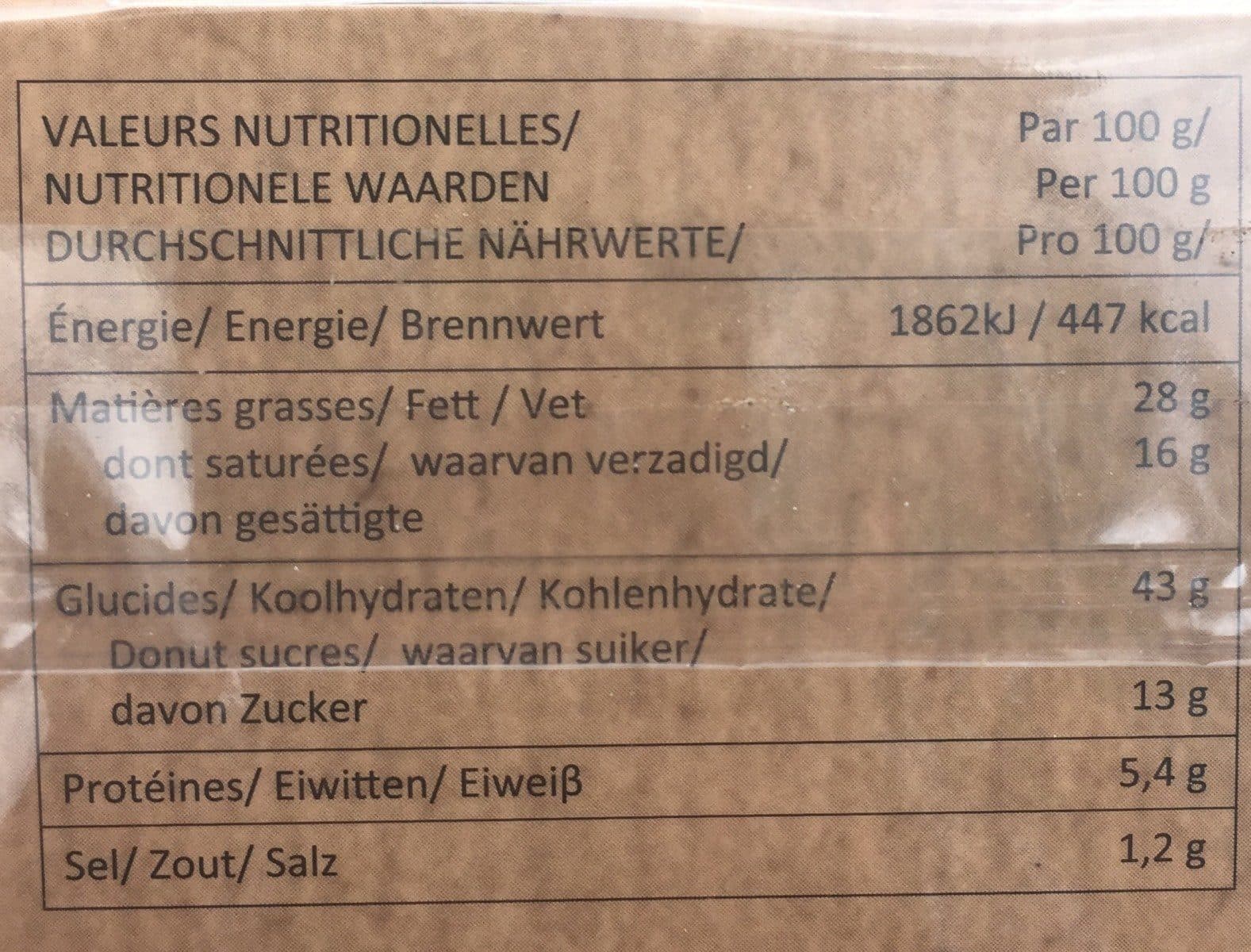Open Food Facts Mini donuts x4 packshot