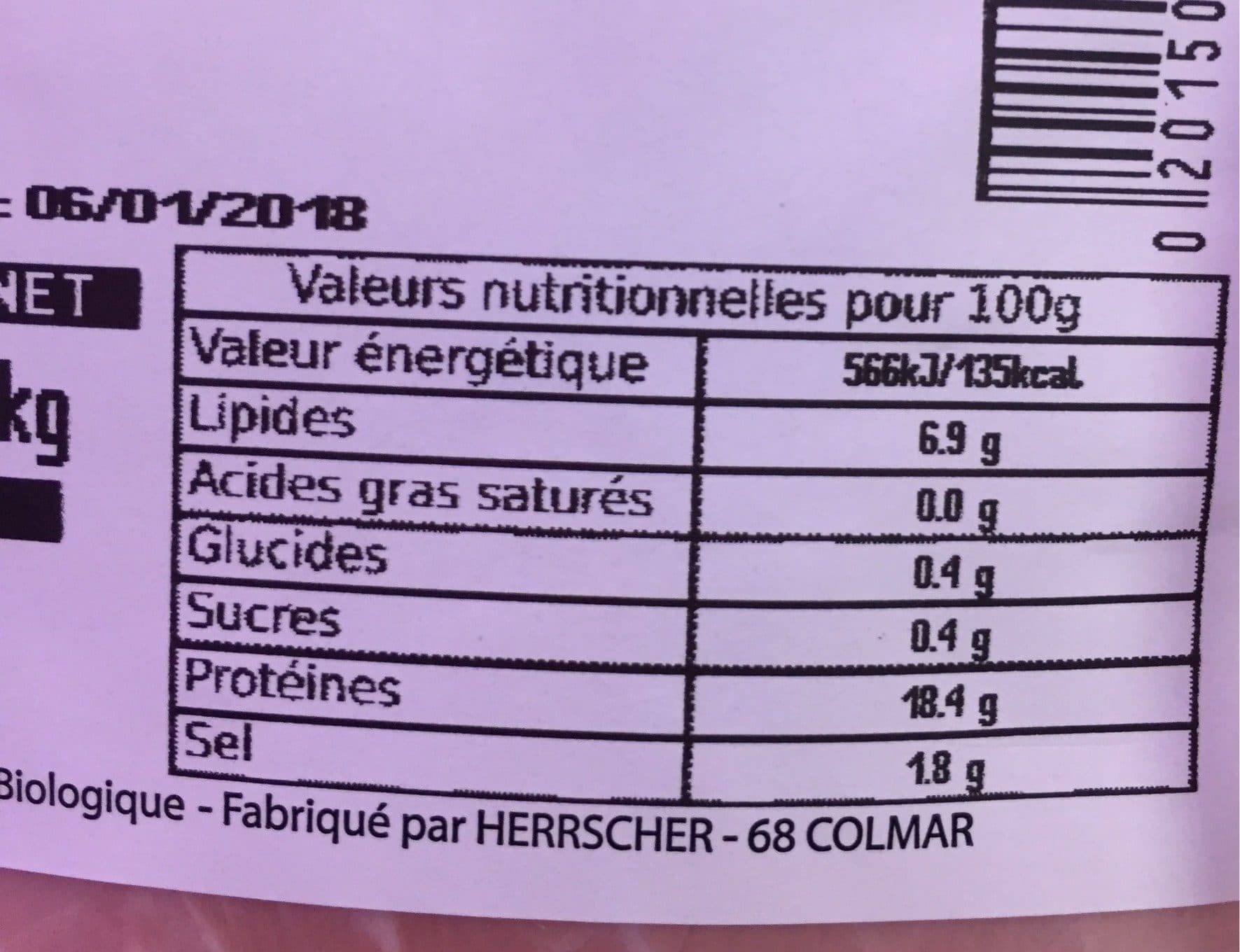 Ferme Durr Jambon braisé bio packshot