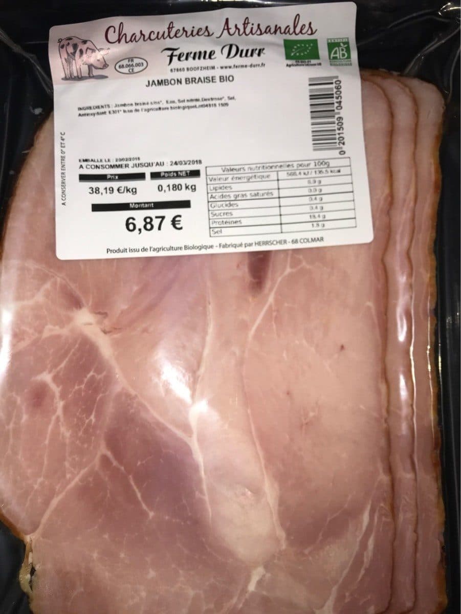Open Food Facts Charcuteries artisanales packshot