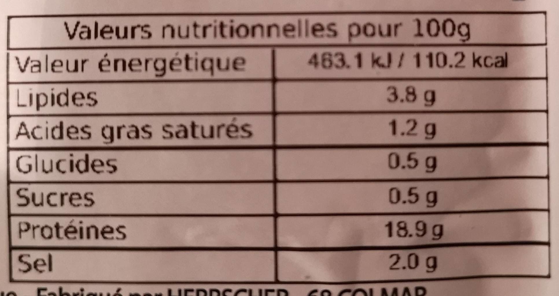 Open Food Facts Bacon filet de saxe bio packshot