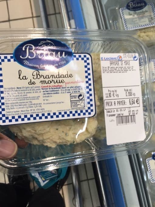Briau Brandade De Morue packshot