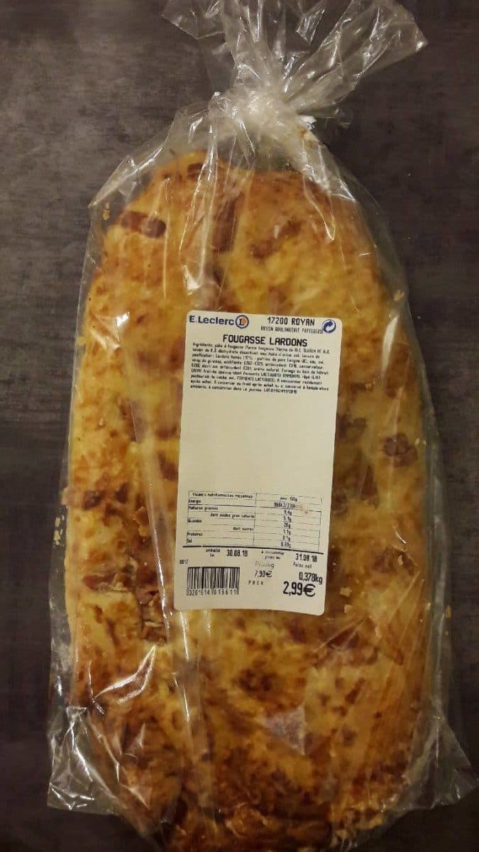 Open Food Facts Fougasse lardons packshot