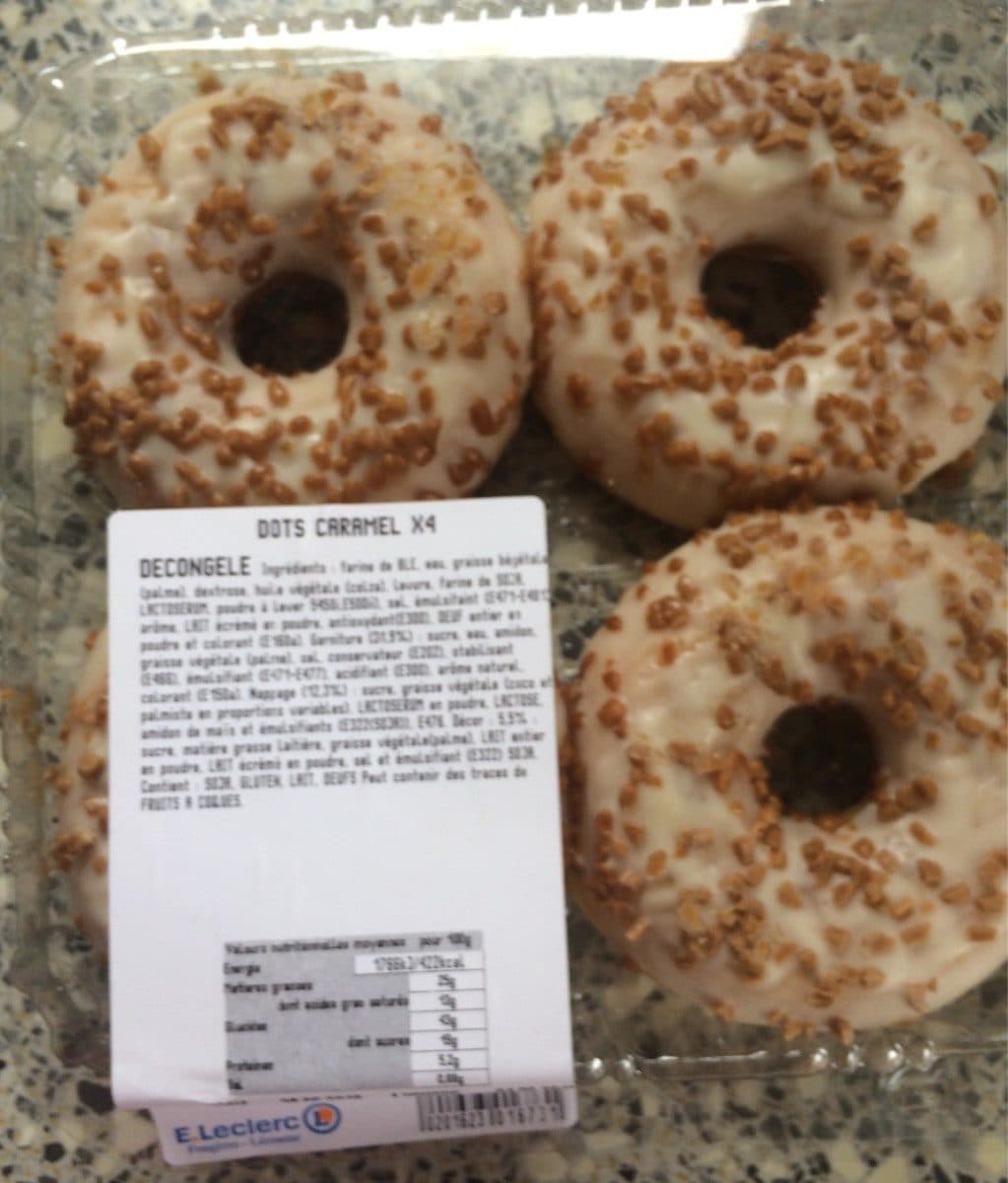 E.Leclerc Donuts caramel packshot