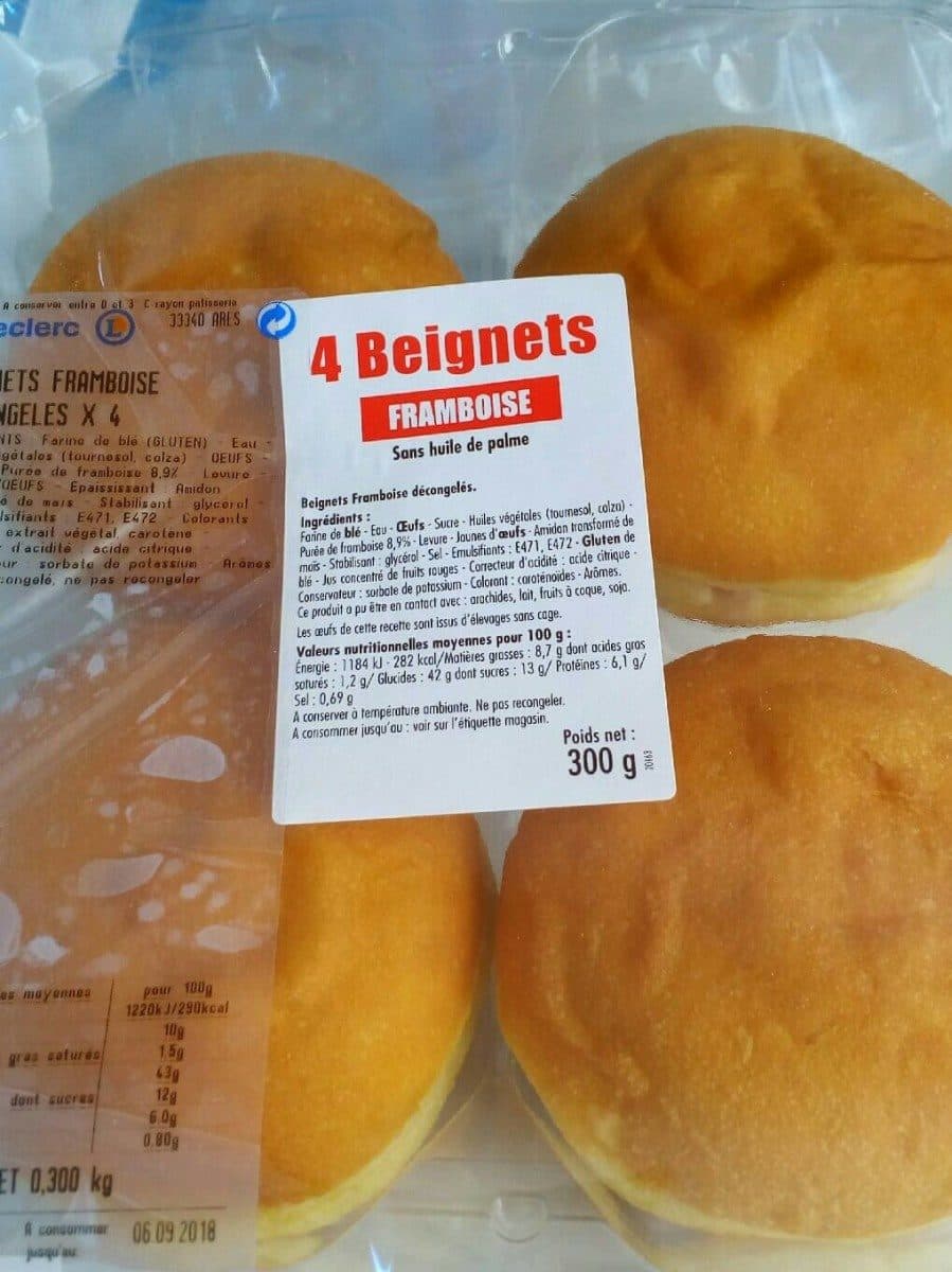 Open Food Facts Beignets framboise packshot