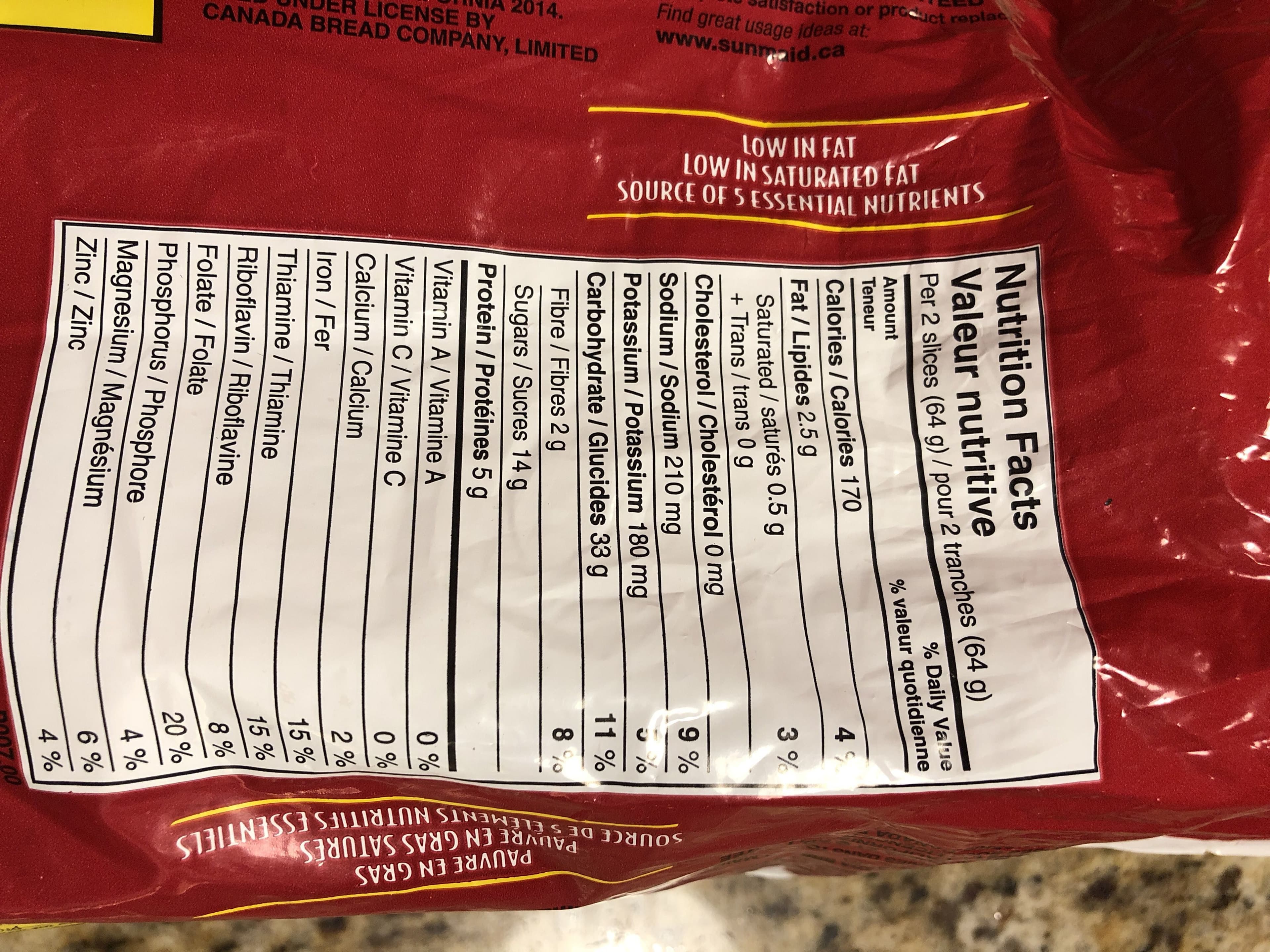 Open Food Facts Pains aux raisins packshot