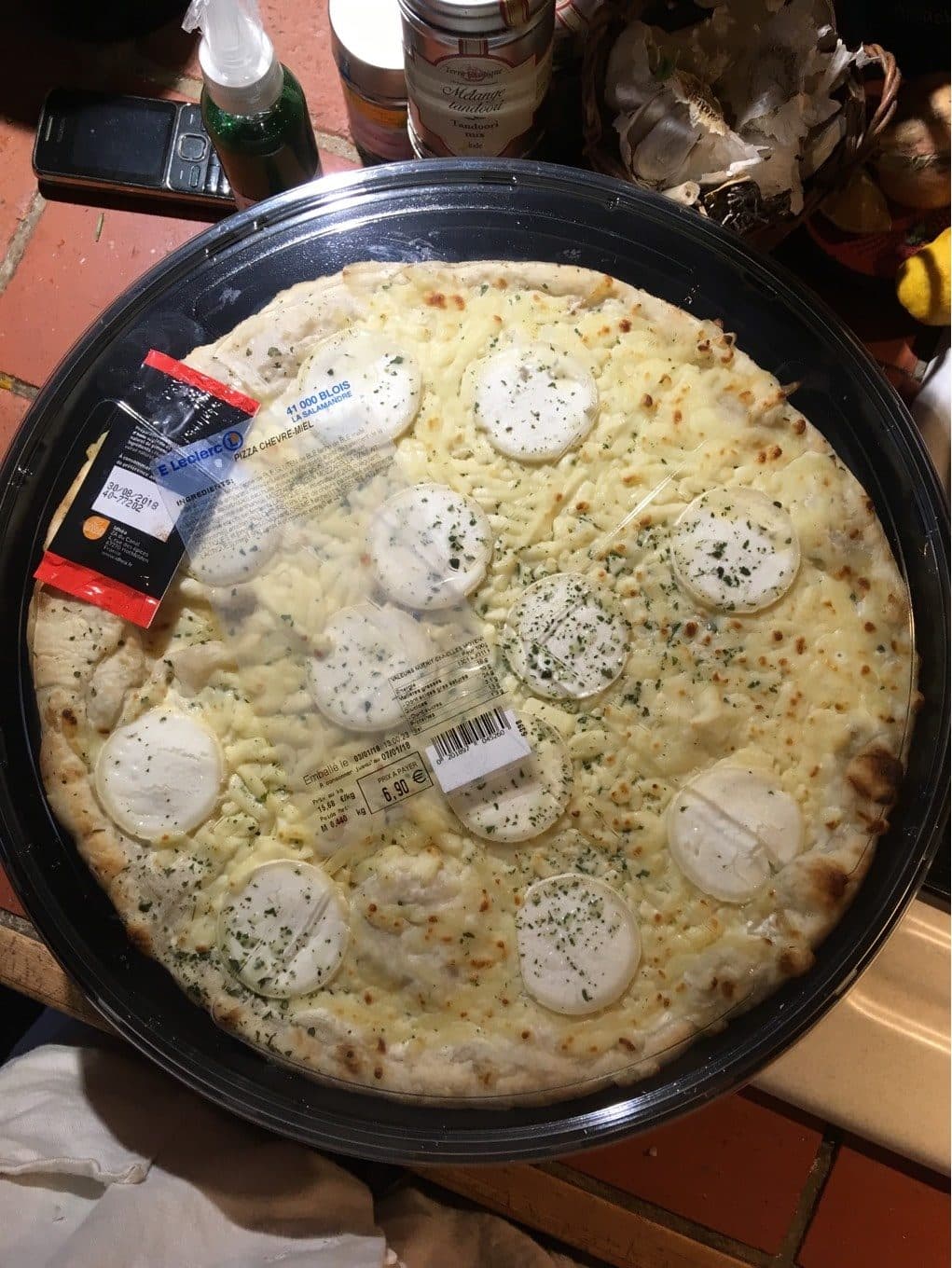 E.Leclerc Pizza chevre-miel packshot