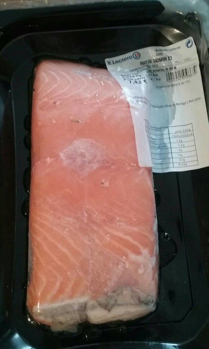 Open Food Facts Pavé de saumon packshot