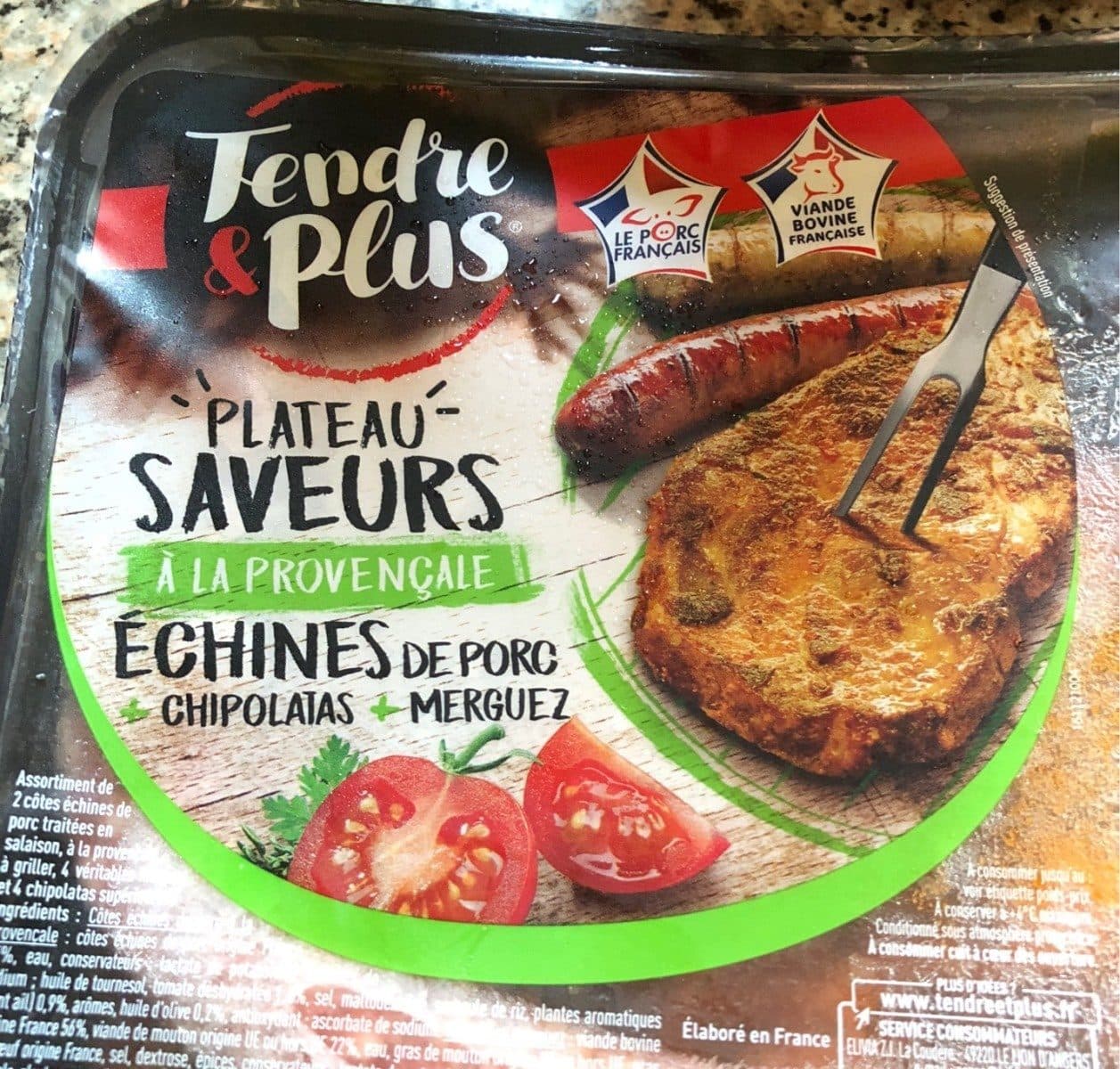 Open Food Facts Plateau saveurs à la provençale packshot