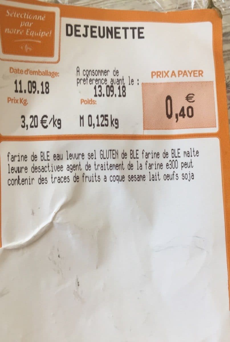 Open Food Facts Demi-Baguettes Précuites packshot