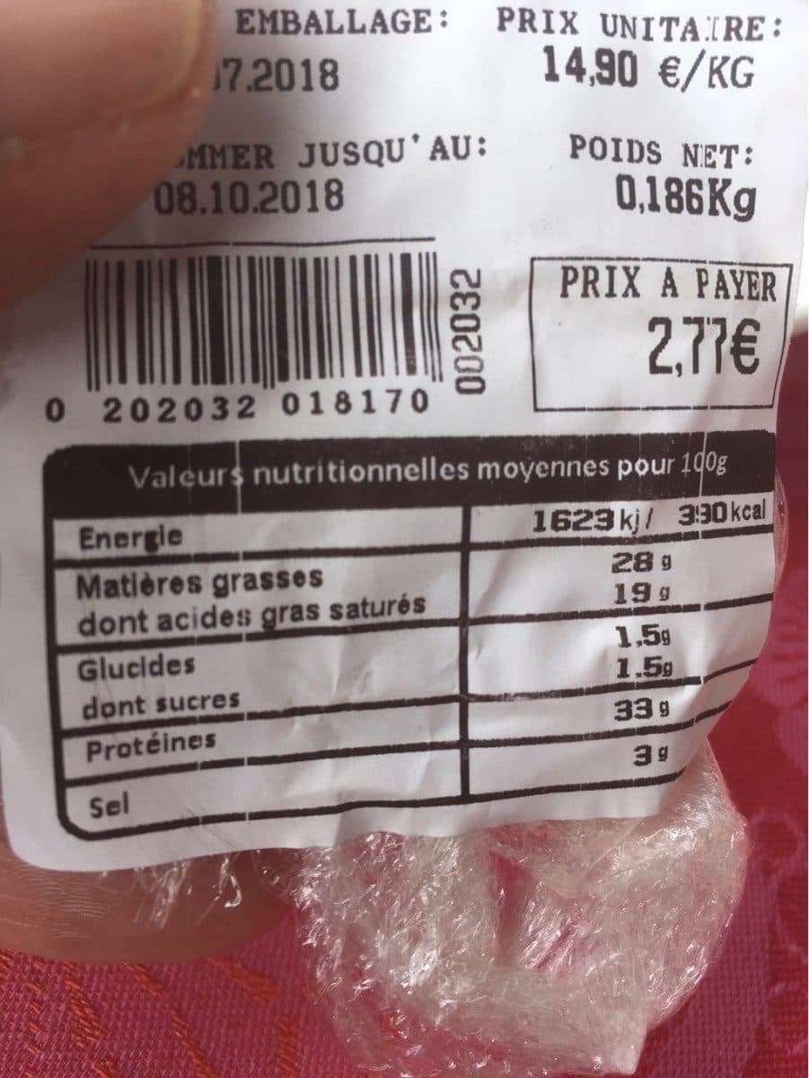 Open Food Facts Mimo vieille 1/2 boule packshot