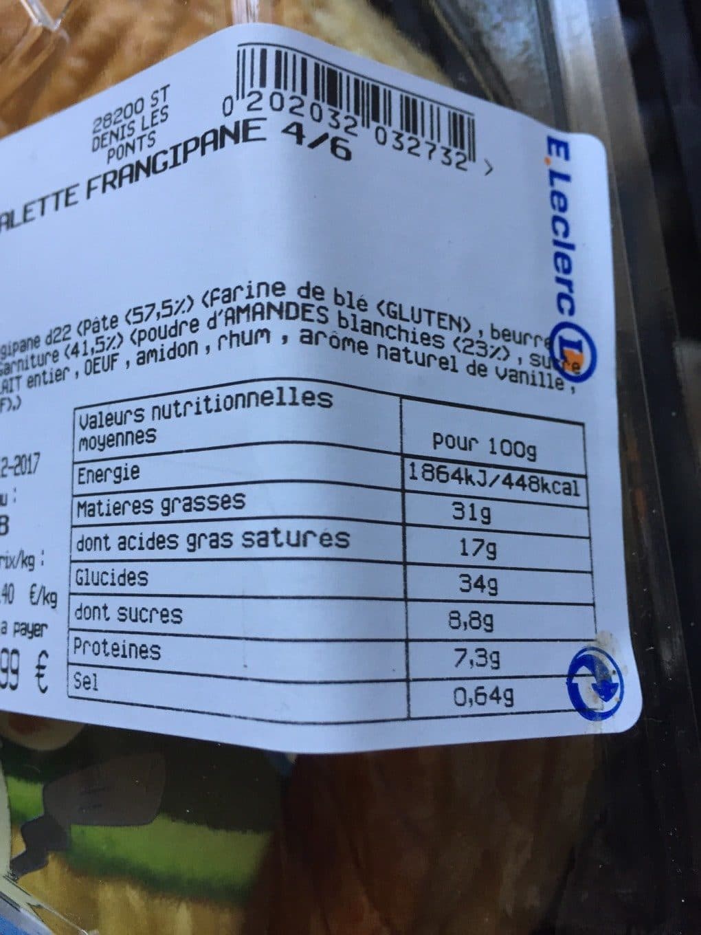 Leclerc Galette des rois packshot