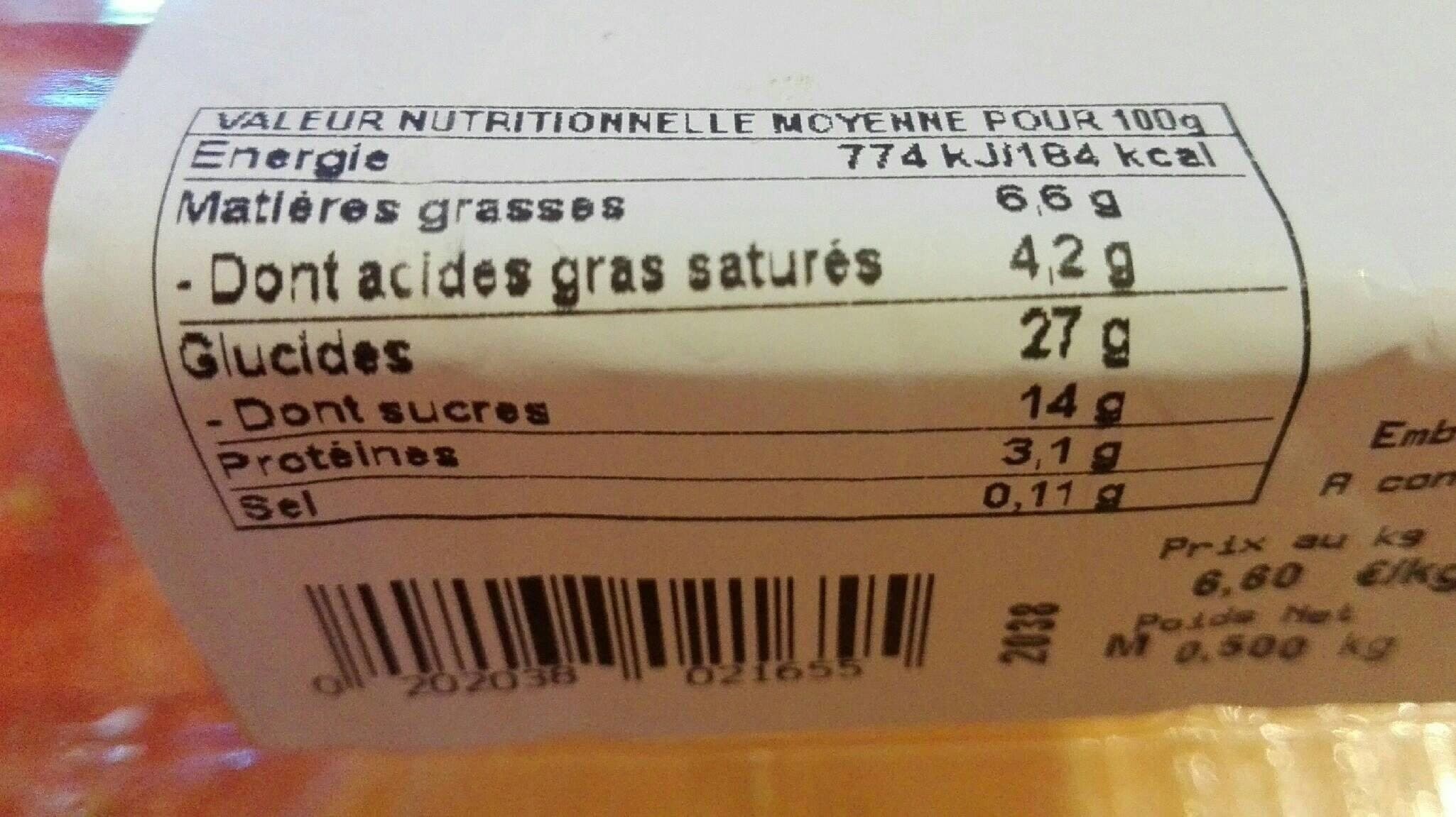 E.Leclerc Tartelettes fruits x4 packshot