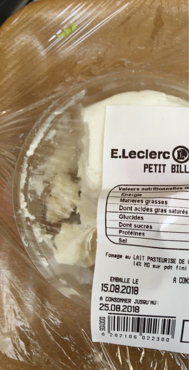 Open Food Facts Petit billy packshot