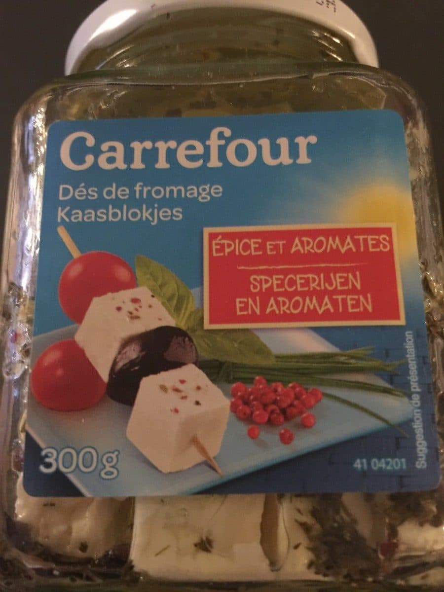 Open Food Facts Dés de fromage packshot