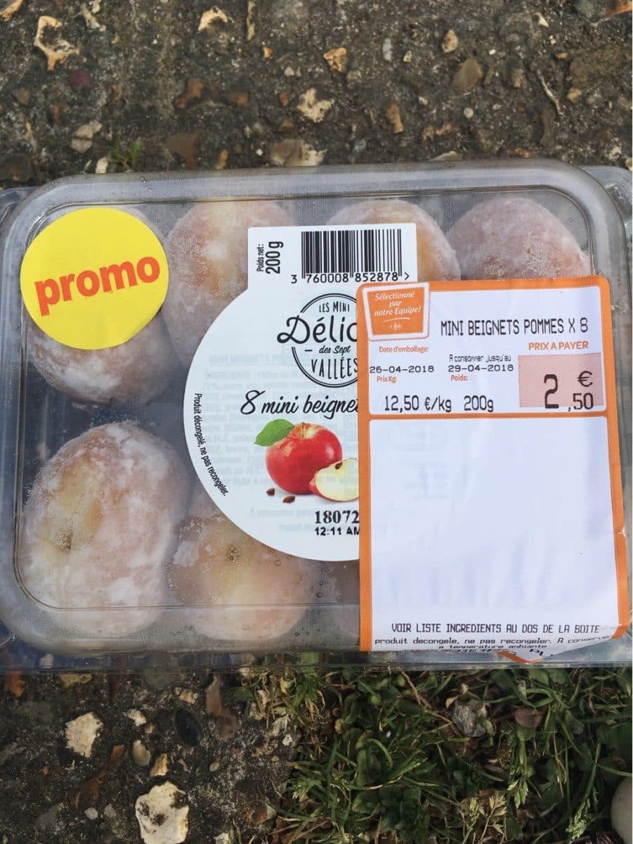 Open Food Facts Mini beignets fourrés packshot