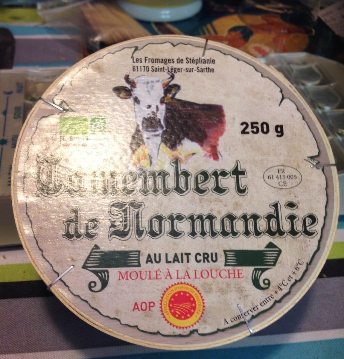 Les Fromages de Stéphanie Camembert packshot