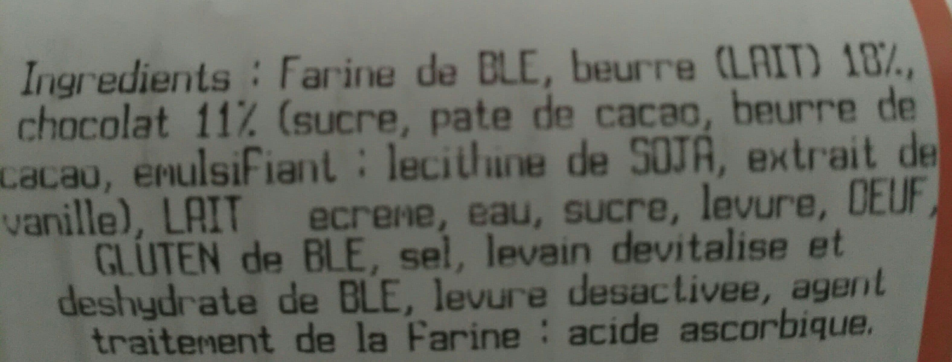 Open Food Facts Pains chocolat beurre x8 packshot