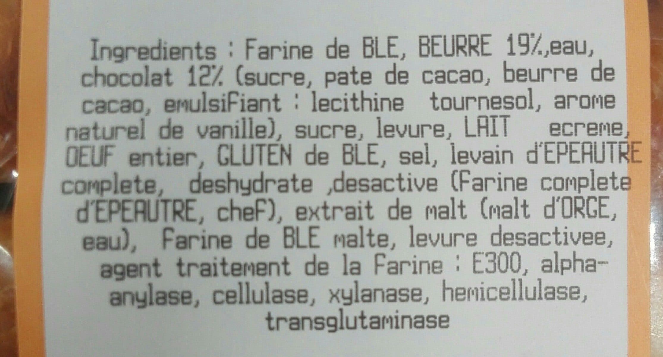 Open Food Facts Pains au chocolat PB packshot