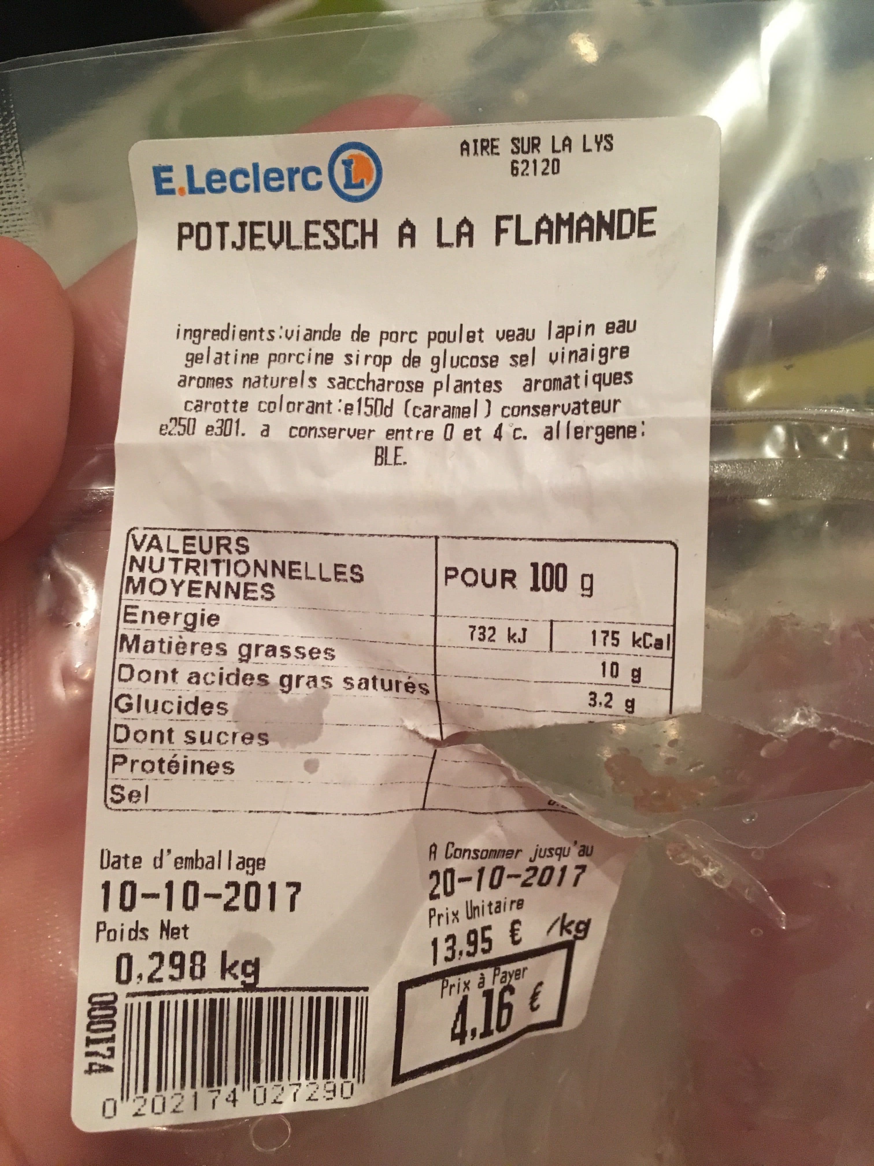 Viande /pate Potjevlesch packshot