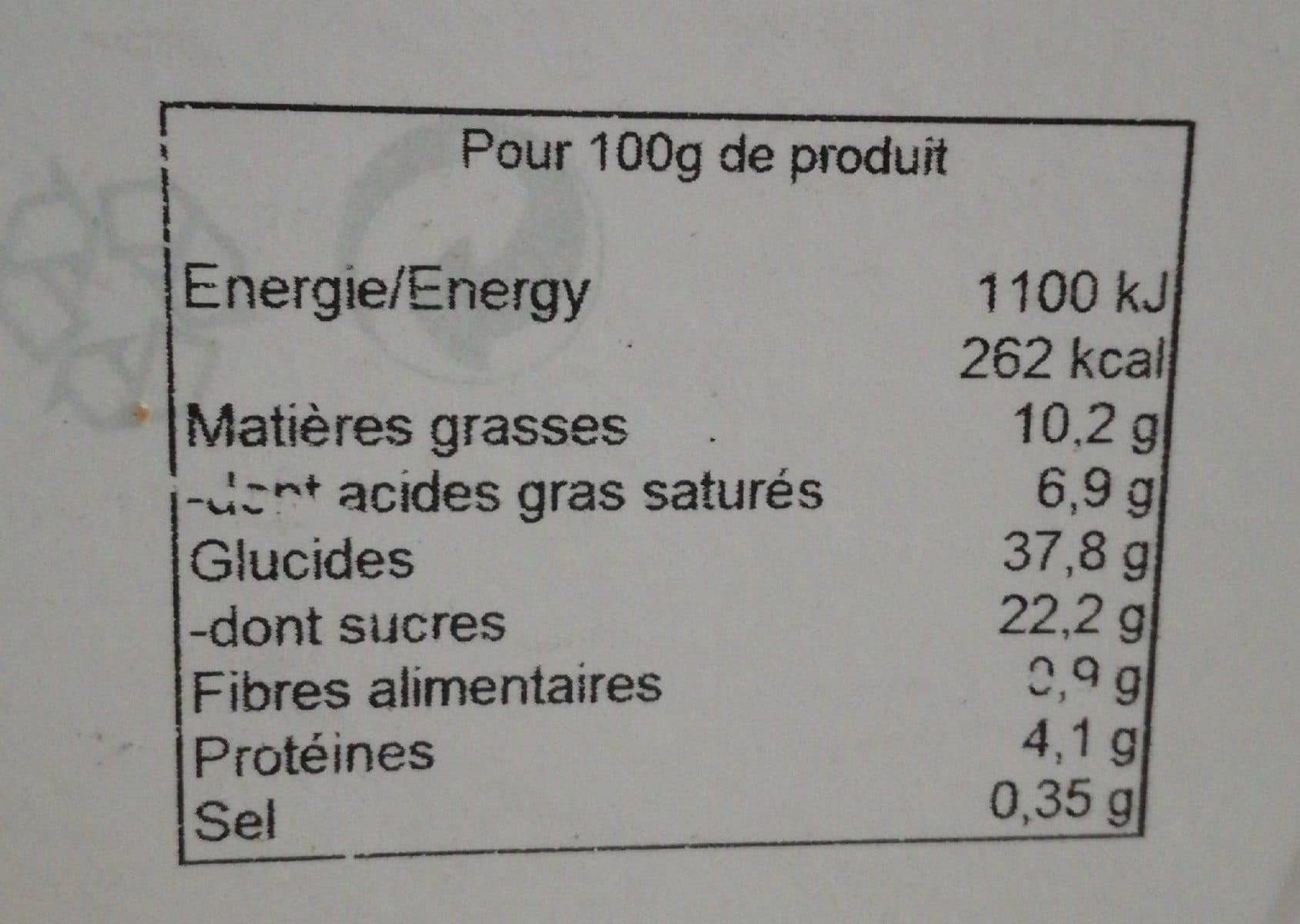 Open Food Facts Tropézienne packshot