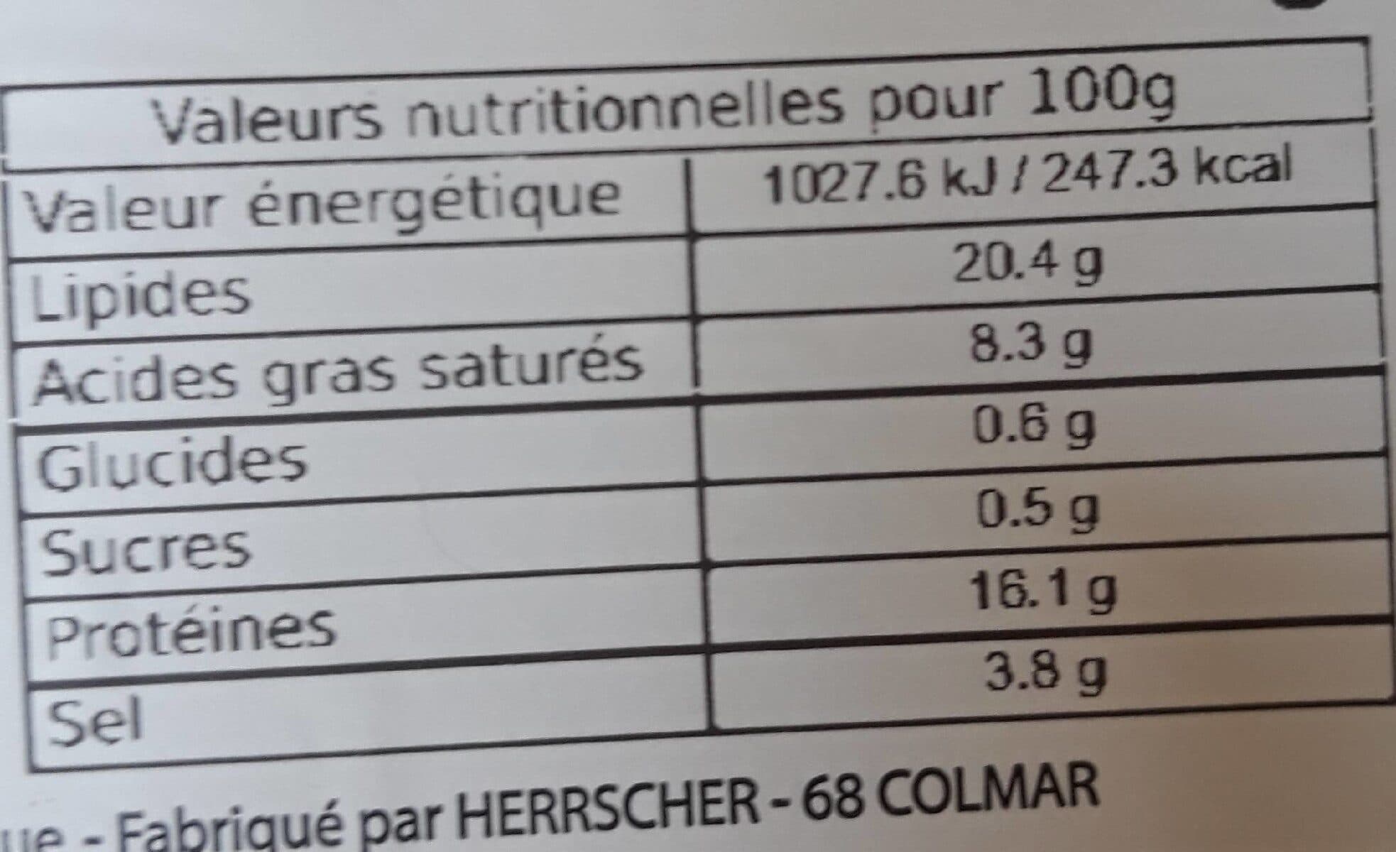 Open Food Facts Charcuterie Artisanale packshot