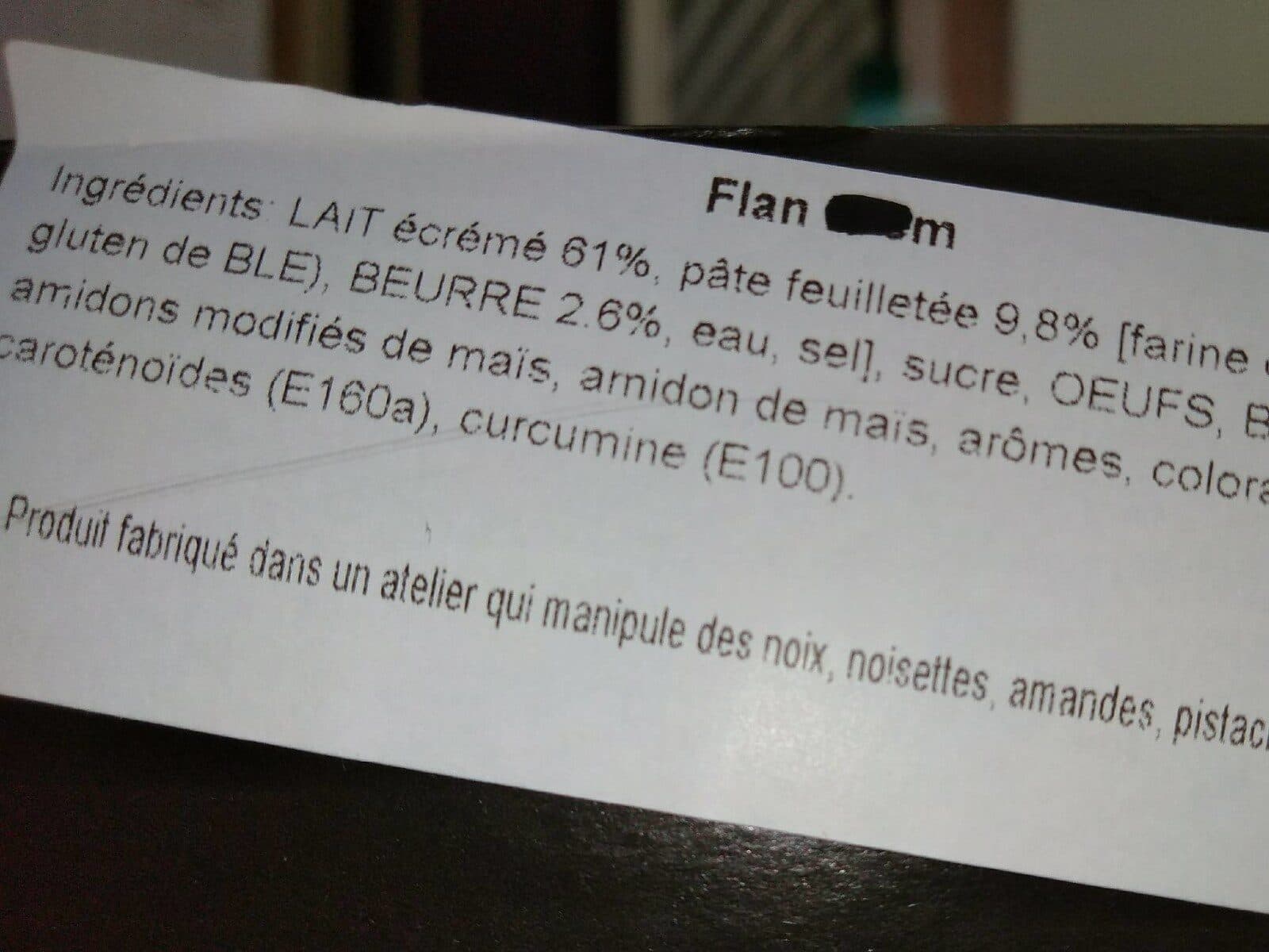 Open Food Facts Flan packshot