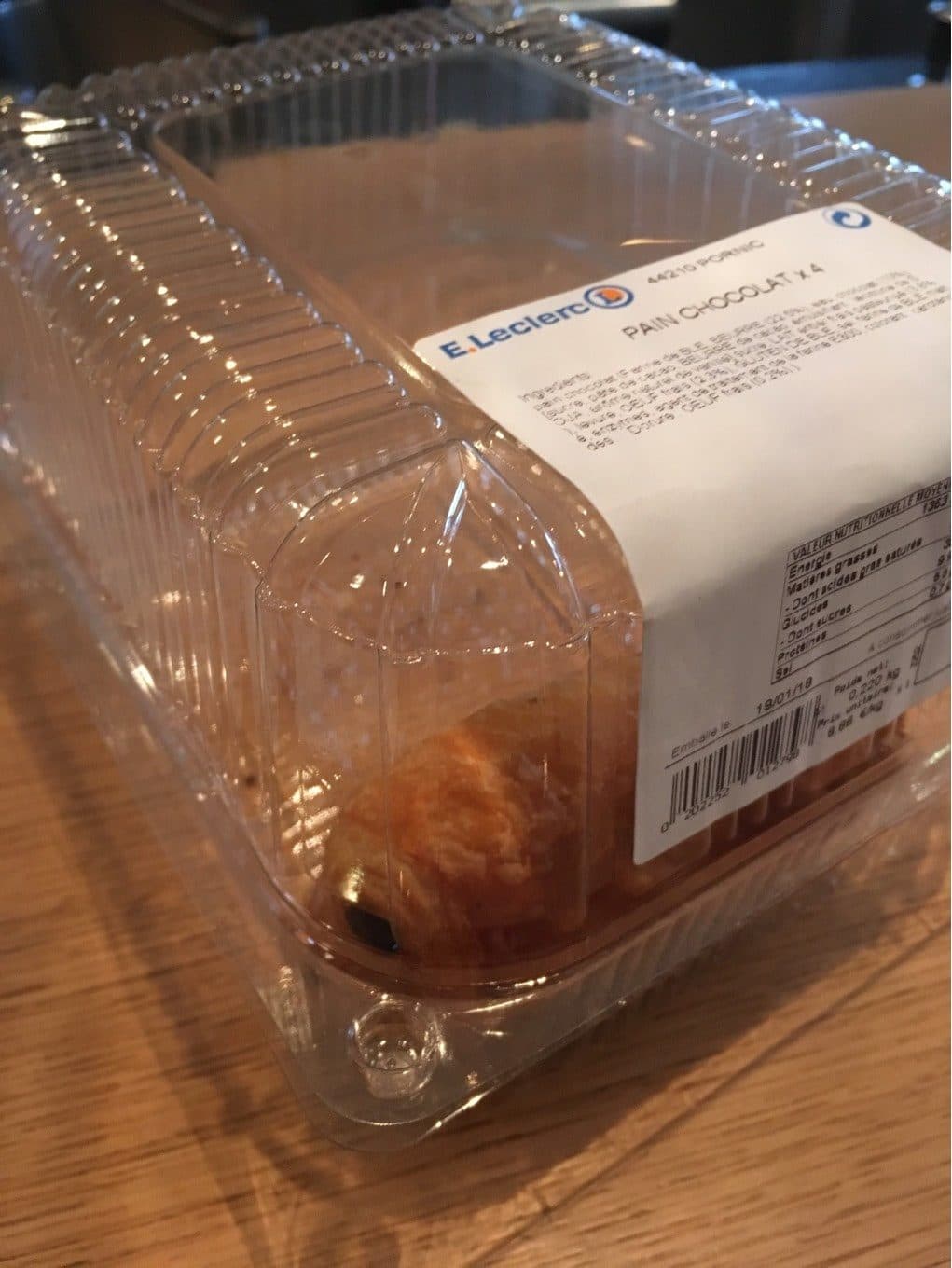 leclerc pain au chocolat packshot