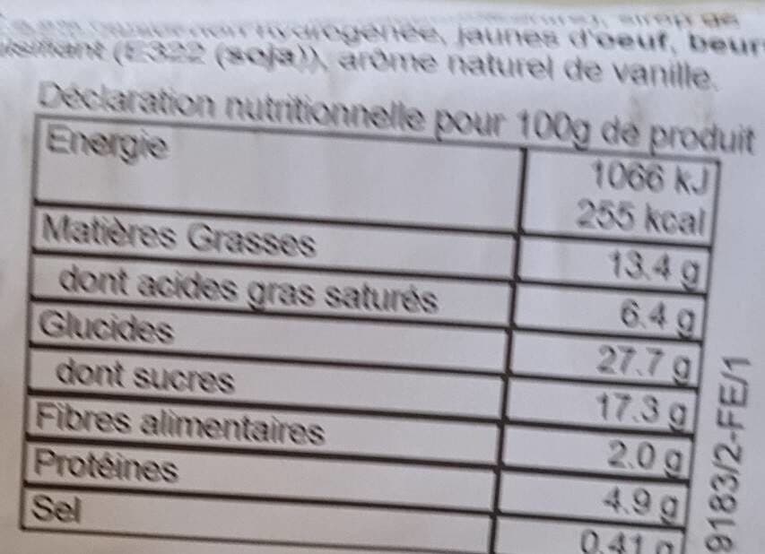 Open Food Facts Éclairs au chocolat packshot