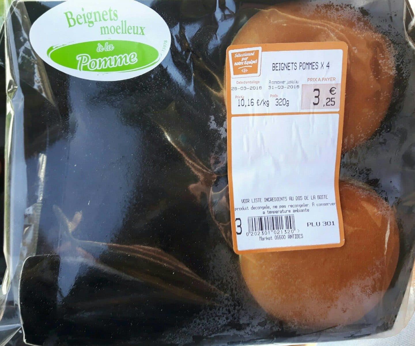 Open Food Facts Beignets pomme packshot