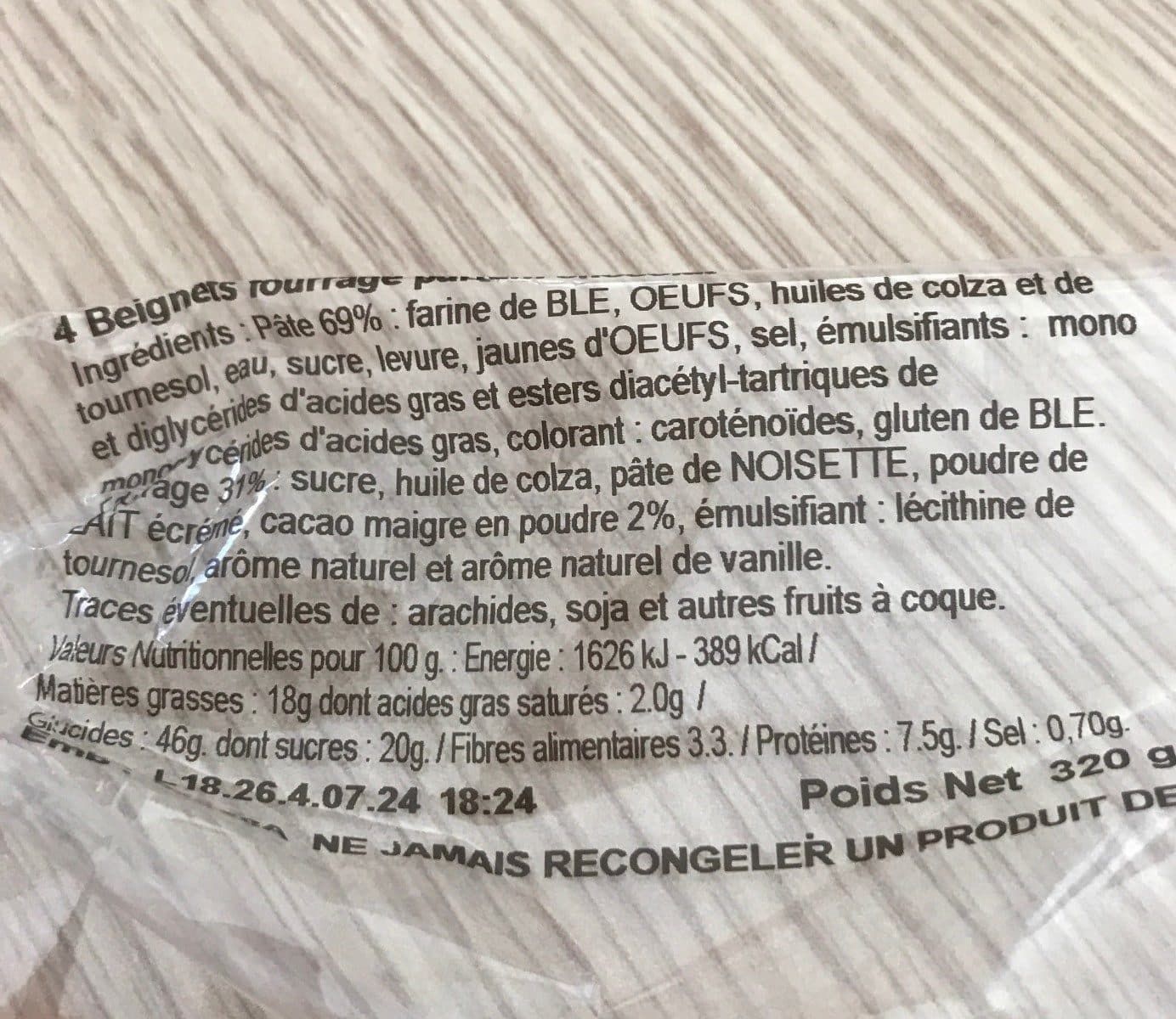 Open Food Facts Beignet choco packshot