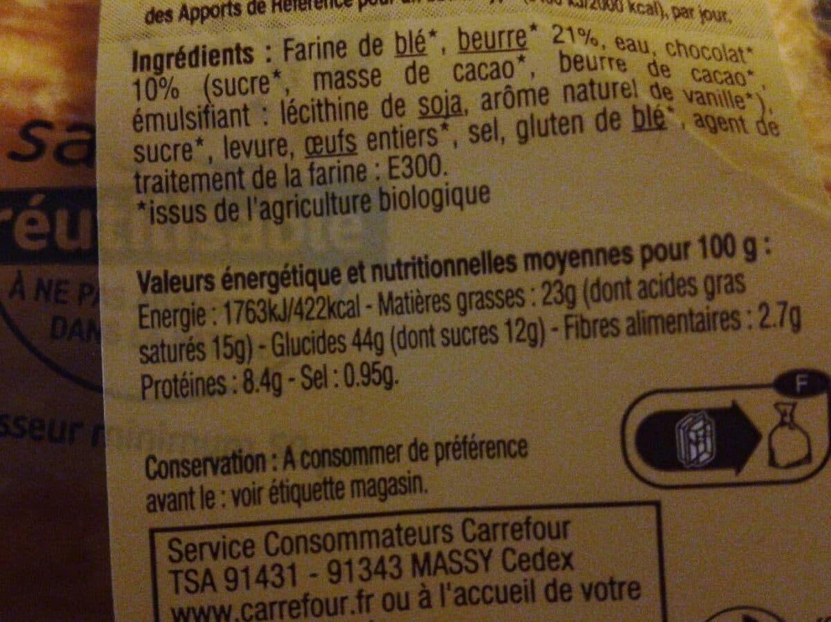 Open Food Facts Pains au chocolat packshot