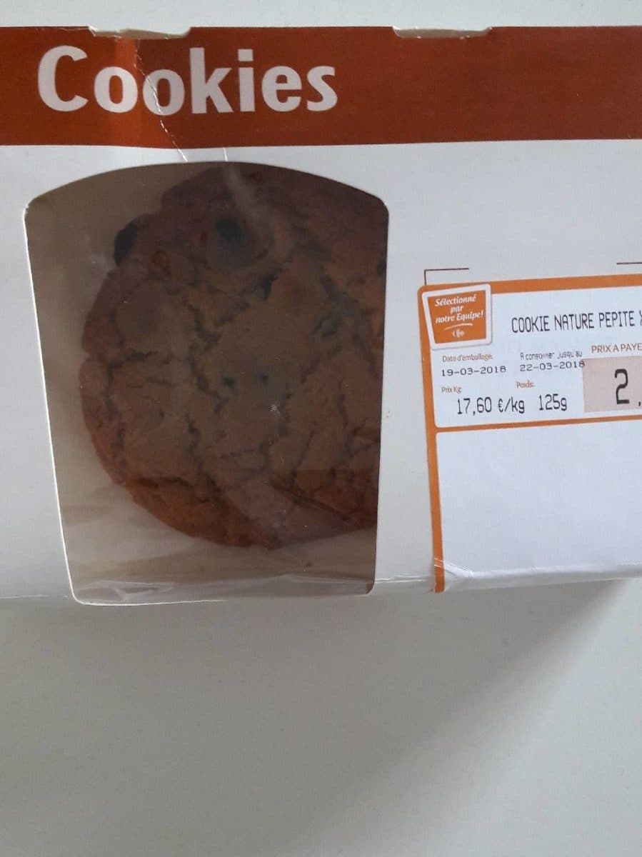 Open Food Facts Cookie nature pepite packshot