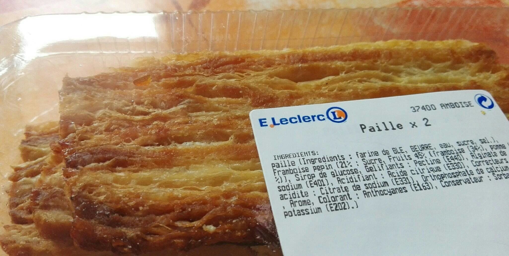 Open Food Facts Paille x 2 packshot
