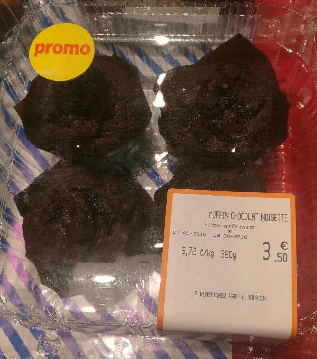 Open Food Facts Muffin cacao x4 packshot