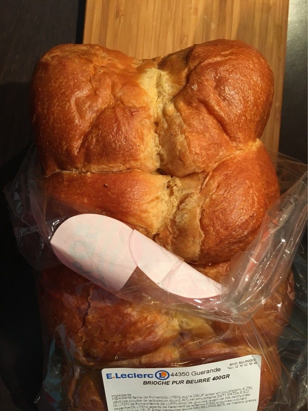 Leclerc Brioche Pur Beurre packshot
