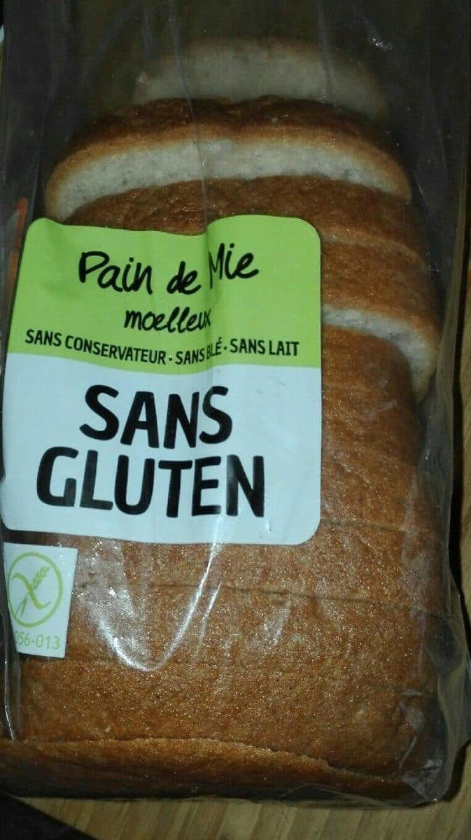 Open Food Facts Pain de mie sana gluten packshot