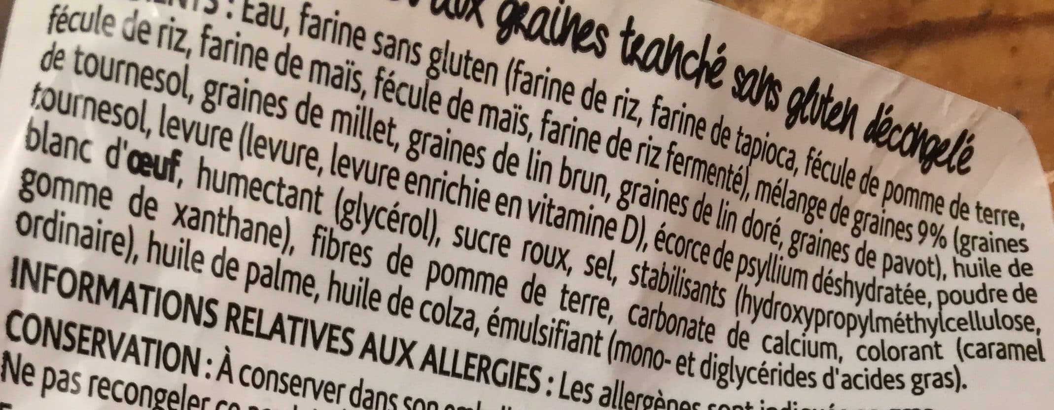 Genius Pain aux Céréales Moelleux Tranché packshot